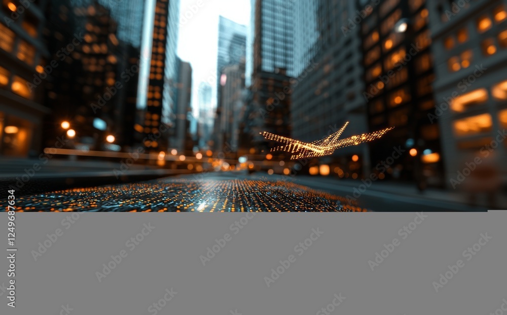 Poster the intersection of modern creative communication and internet networks defines a smart city. this v