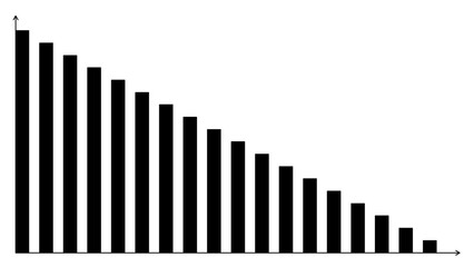 Minimalist Bar Chart with Grid and Labels Graphic