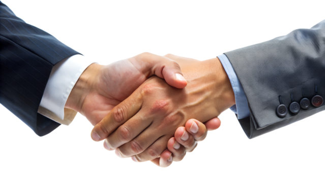 handshake between two businessmen