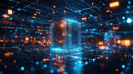 Abstract digital cube in a network environment