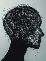 Abstract Head Sculpture