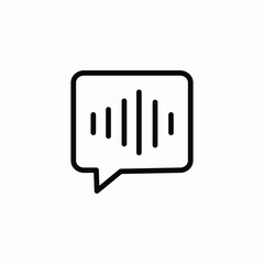 audio message icon sign vector