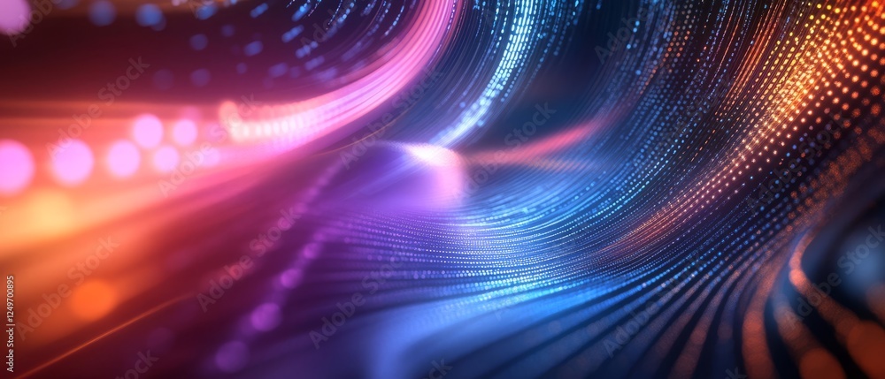 Poster this vibrant digital background is perfect for showcasing advanced technologies like neural networks