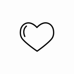 heart tap reaction icon sign vector
