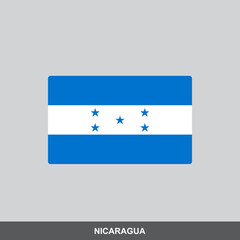 Nicaragua national flag vector design