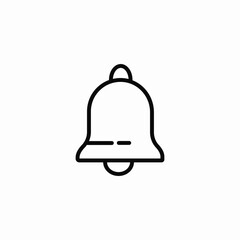 notification bell icon sign vector