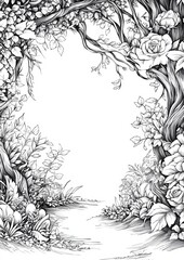Enchanted Forest Coloring Pages