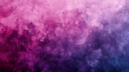 Abstract texture background with grain noise, rich purple, magenta, and blue gradient, conveying mystery, depth, and elegance. Ideal for modern minimalist design with a premium artistic touch