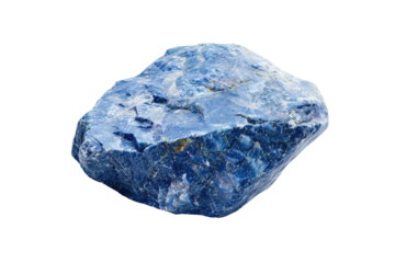 Macro Shot of Blue Stone Showcasing Its Detailed Surface