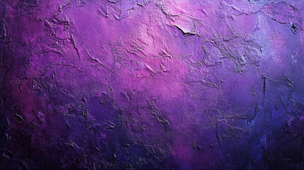Abstract texture background with grain noise, rich purple, magenta, and blue gradient, conveying mystery, depth, and elegance. Ideal for modern minimalist design with a premium artistic touch