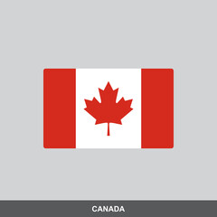 Canada national flag vector design