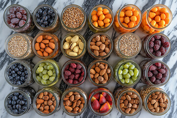 Fototapeta premium diy healthy snacks