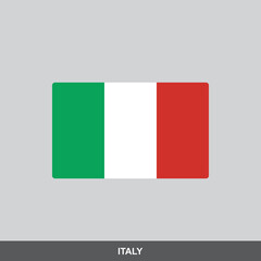 Italy national flag vector design