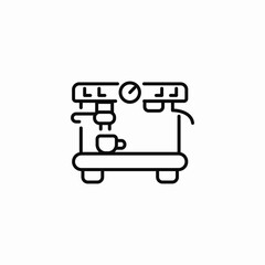 beverage machine icon sign vector