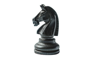 Close-Up of a Wooden Chess Knight