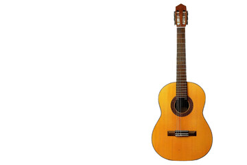 Obraz premium Elegant Classical Guitar with a Wooden Finish