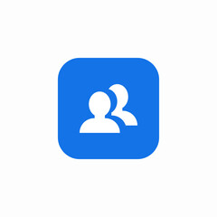 app contacts icon sign vector
