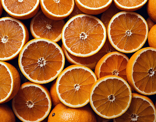 Texture of chopped oranges.