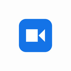 record video icon sign vector