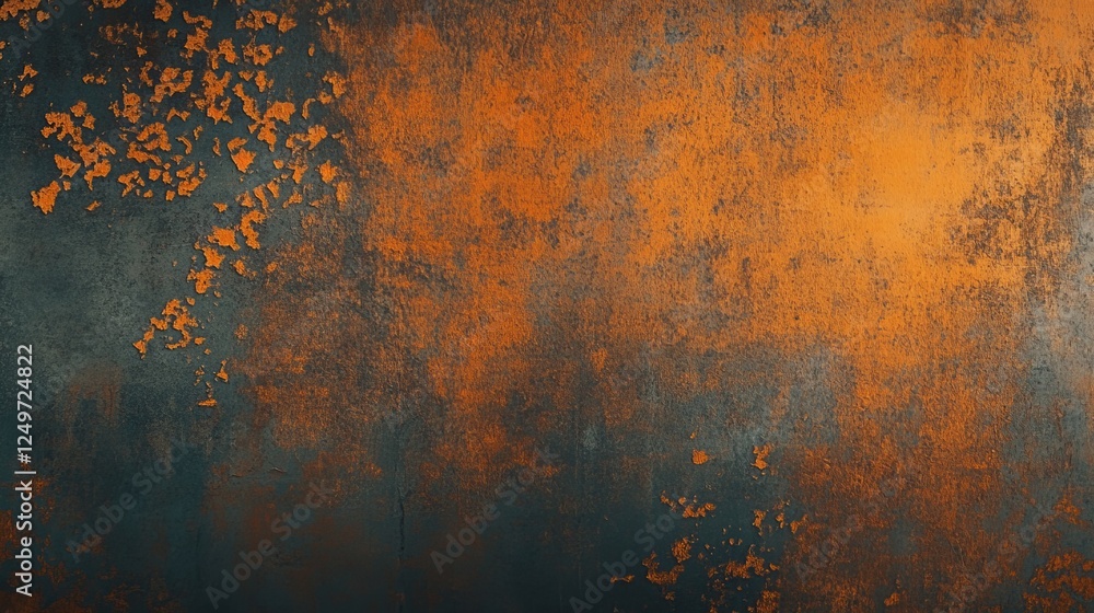 Poster this image features a weathered metal surface with a rusty orangebrown texture, perfect for rustic b