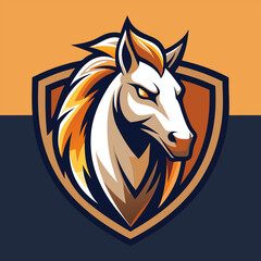 Horse Animal Vector Illustration – Cartoon, Clipart & Line Art Design on White Background, High-quality horse vector illustration, cartoon, clipart & line art design on a white background.