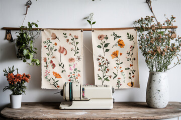  handmade fabric banners