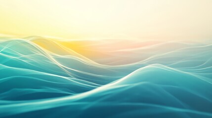 Serene Abstract Landscape with Soft Hues