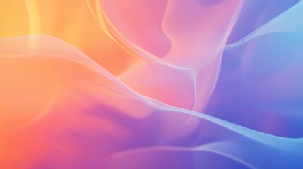 Obraz premium Abstract Gradient Background with Smooth Curves and Vibrant Colors
