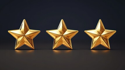 Obraz premium Customer review rating and best estimate of performance. People voting give score of five star point raising rank, performing successful rating, positive feedback, showing progress vector illustratio