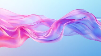 Abstract Flowing Fabric Design: Vibrant Gradient Colors