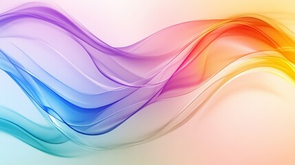 Obraz premium Stunning Abstract Colorful Wave Design