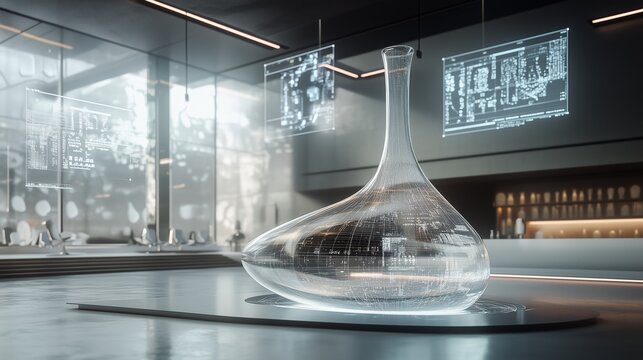 Future technology oriented glassware