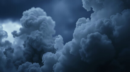 Dramatic storm clouds gathering in the sky