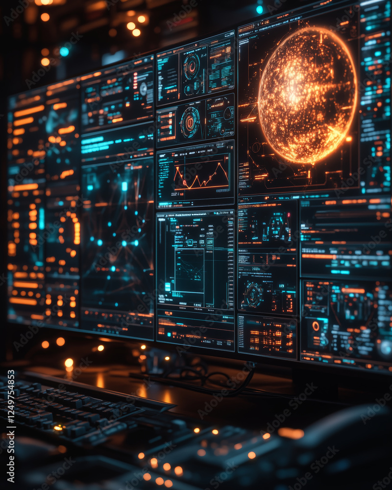 Poster Advanced interface for tracking near-Earth objects displays critical data