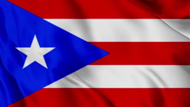 waving flag of peurto