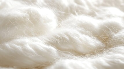 Obraz premium Detailed Bundle of White Cotton Fibers