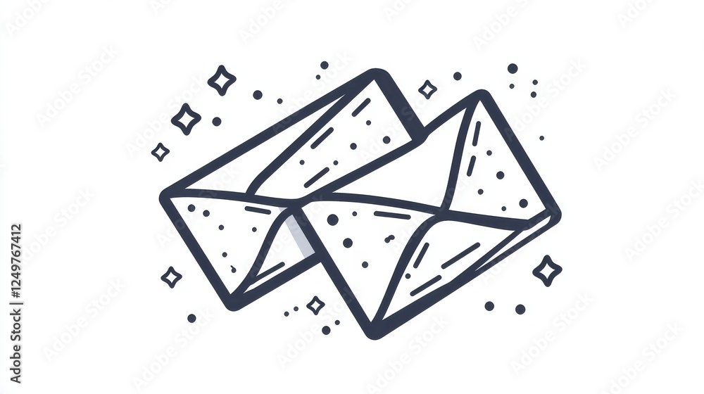 Poster spam vector line icon isolated on white background. spam line icon for infographic, website or app. 