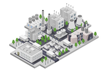 Reactor and factory isometric