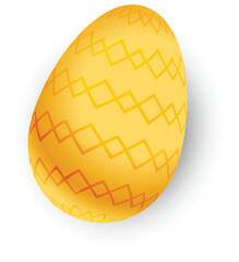 Cartoon Easter Golden Egg Design Material Hd Transparent

