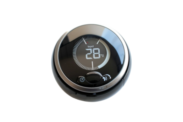 Digital Thermostat Close-up