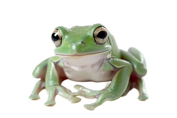 Obraz premium Adorable White Tree Frog