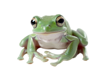 Adorable White Tree Frog