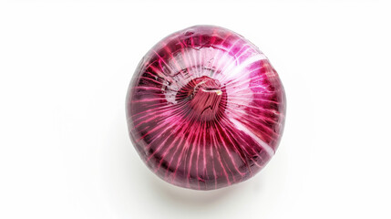 red onion on a white background