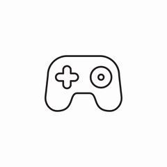 gaming remote controller icon sign vector