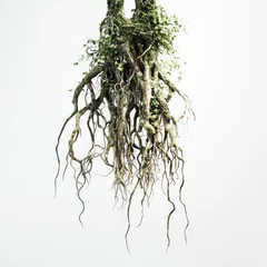 Hanging Roots, Lush Vines, Studio Shot, Abstract Nature © Dece Std