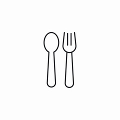 dining necessities icon sign vector