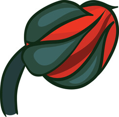 Abstract Artistic Leaf Design

