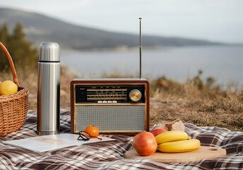 Radio Day Enjoying the Sound of Nature and Music Together World Radio day celebration post