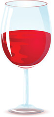Elegant Glass of Red Wine for Celebrations

