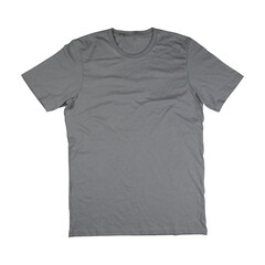 Blank T Shirt color grey template transparent background